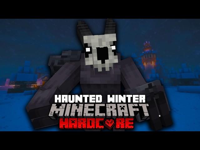 100 Days in Haunted Winter in Hardcore Minecraft