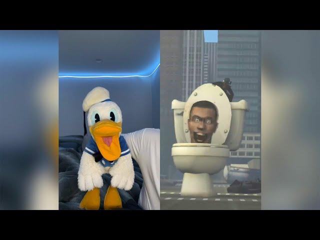 Donald Ducc REACTS To NEW Skibidi Toilet TikToks!