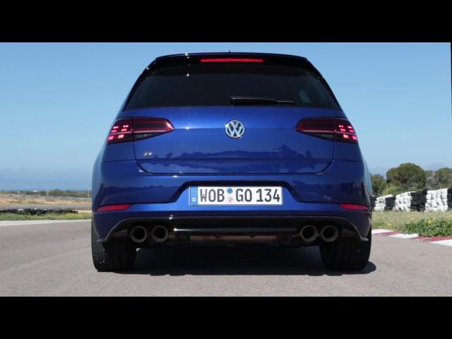 VW Golf R Performance With Akrapovic Exhaust: Revving And Launch Control