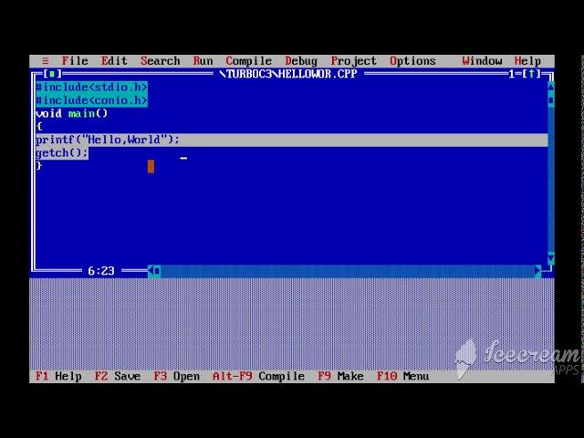 HELLO WORLD in C++