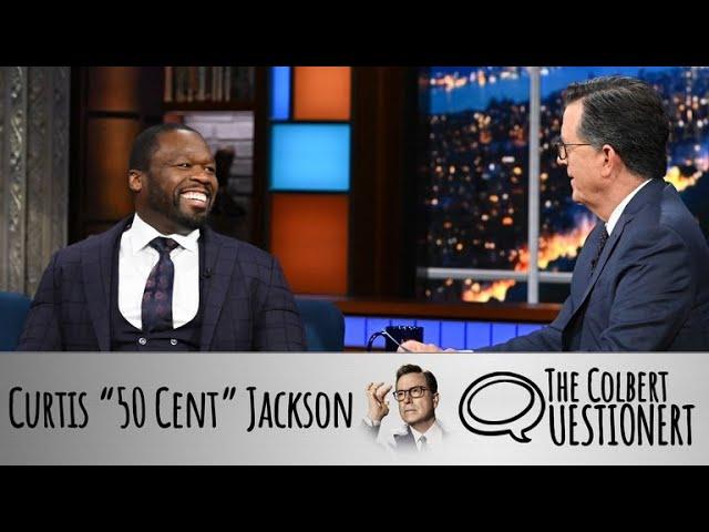 Curtis "50 Cent" Jackson Takes The Colbert Questionert