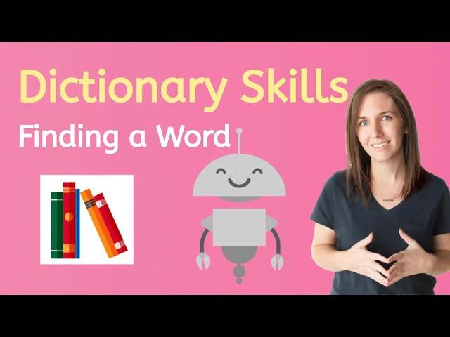 Dictionary Skills: Finding a Word - Learn to Read for Kids!