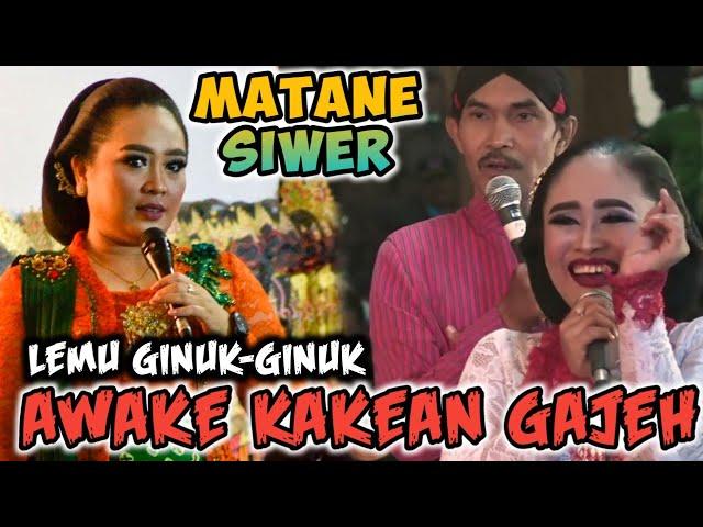 MATANE SIWER️Tatin awake kakean gajeh sampek ginuk-ginuk‼️Limbukan lucu tatin ki seno #dalangseno