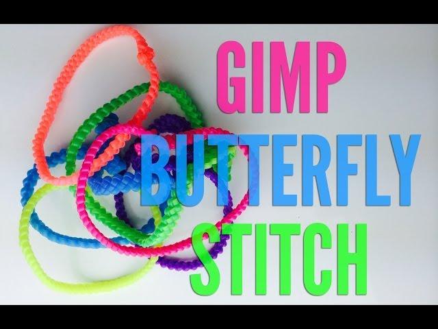 How to Make a Butterfly Gimp Bracelet - Step by Step Boondoggle Tutorial