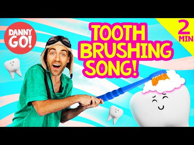 "The Tooth Brushing Song!" 🪥 Danny Go! 2-Minute Brush Your Teeth Song for Kids