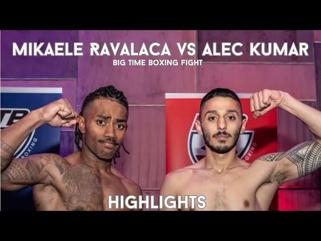 Mikaele Ravalaca Vs Alec Kumar 2024 | Big Time Boxing Fight | Boxing Highlights