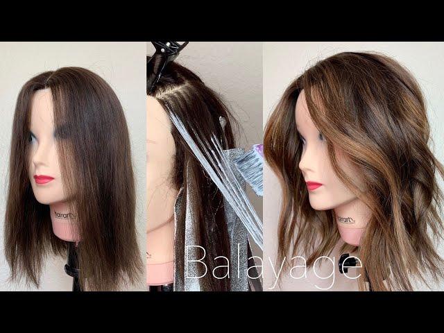 Caramel BALAYAGE TECHNIQUE