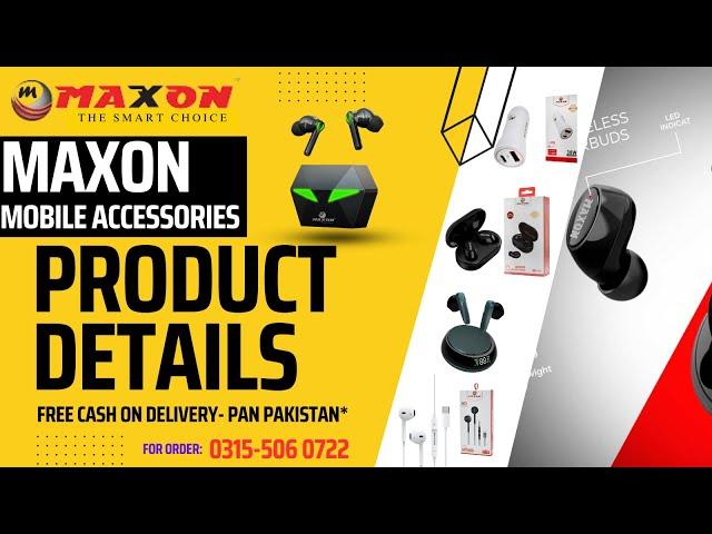 Wholesale Mobile Accesories in Pakistan | Maxon Mobile Accessories | 03155060722