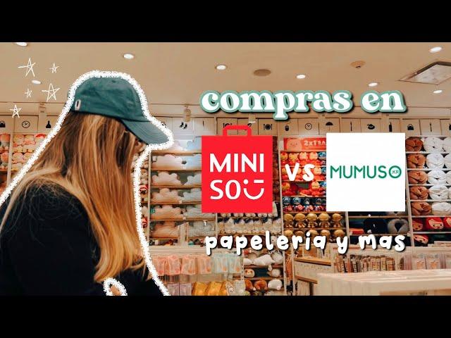 MINISO vs MUMUSO | HAUL PAPELERÍA Y MÁS 