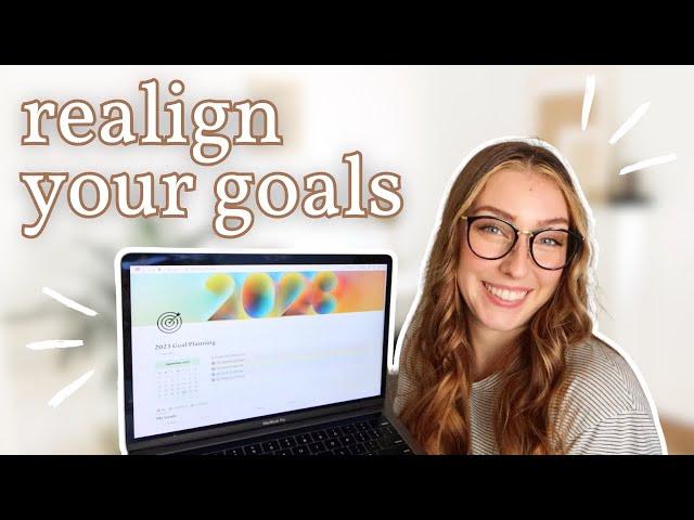 Q3 Goal Review | realigning goals & goal planning in Notion