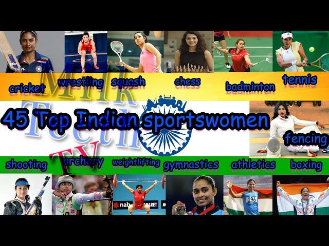 45 Top Indian Women Athletes and Professional Sports players | List of Sportswomen in India