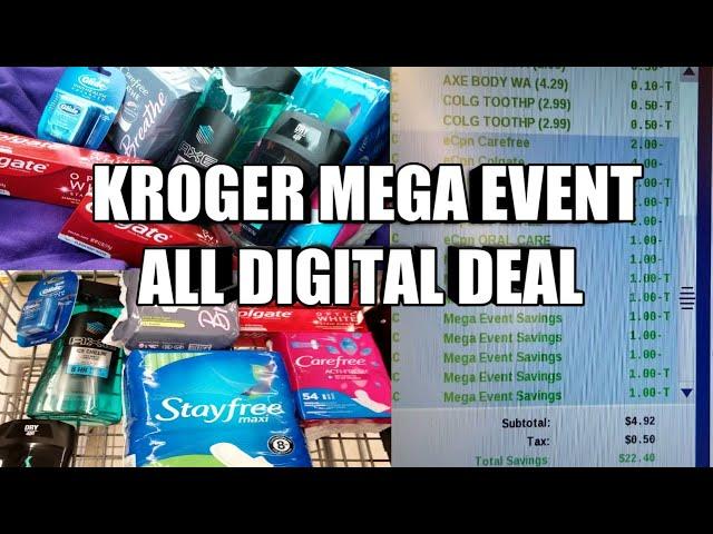 KROGER MEGA EVENT ALL DIGITAL SCENARIO| EACH ITEM UNDER $1