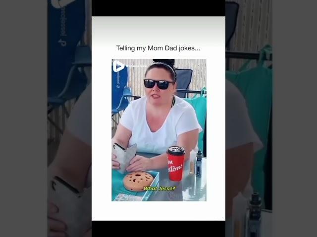 Telling my mom Dad jokes #shorts #insta #memes #ytshorts #dad #dadjokes