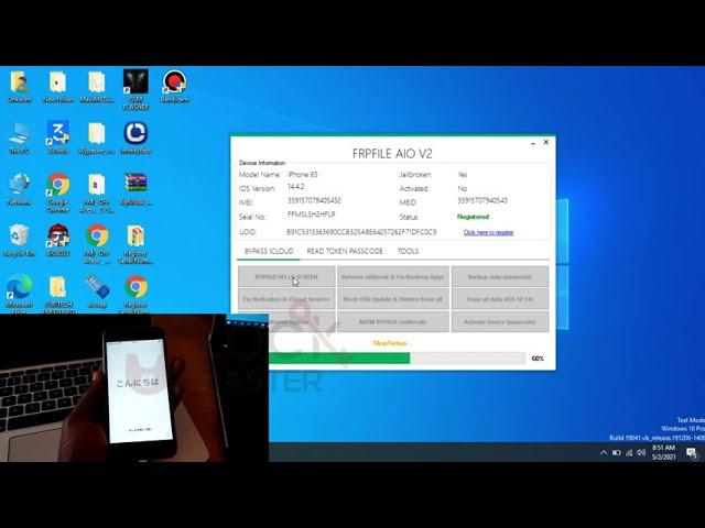 FREE Cloud Bypass tool fix Notificatuin | Facetime | iCloud login | Banking apps by FRPFILE AIO v2