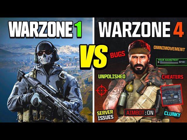 Warzone 1 Vs. Warzone 4 - What Went Wrong?