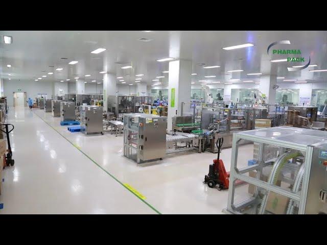 PHARMAPACK  smart bottle packaging line in BY-HEALTH