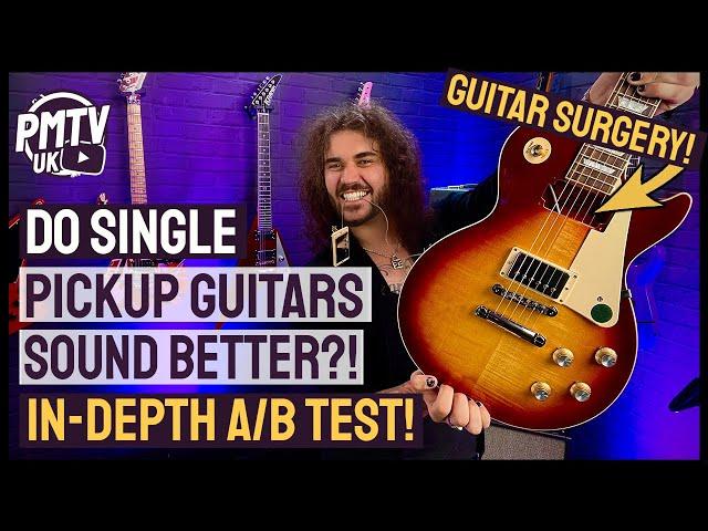 Do Single Pickup Guitars Sound Better? - A/B Test With Clean & Dirty Amps!