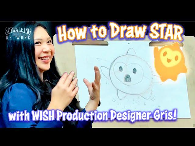 How to Draw "Star" from WISH, with Disney Animation Production Designer Gris Sastrawinata-Lemay