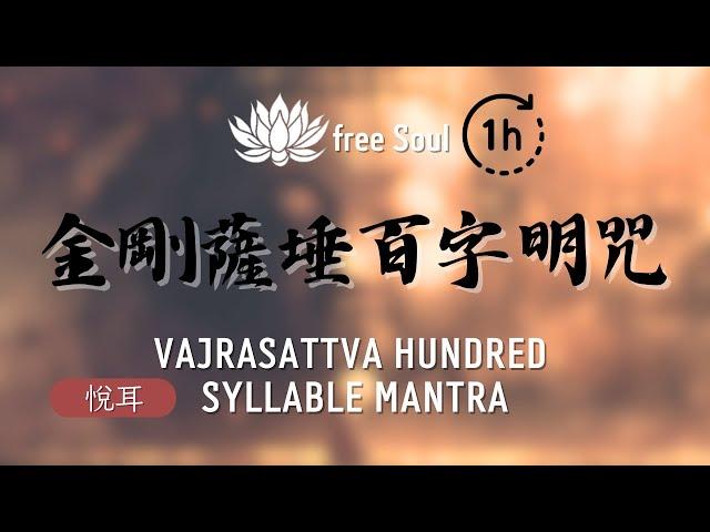 金剛薩埵百字明咒 1 HOUR 消除罪業清除負面能量 Vajrasattva Hundred Syllable Mantra