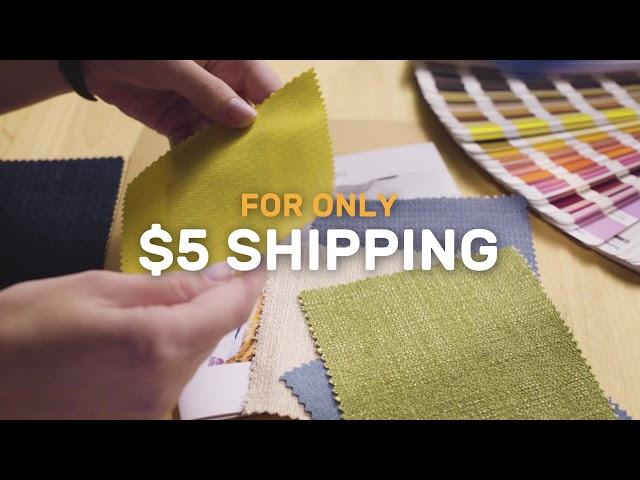 Sofa Slipcover Fabric Samples | Comfort Works