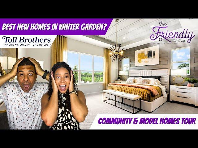 Winter Garden/ Orlando Homes for Sale in a BRAND NEW COMMUNITY! Full community and model homes tour!