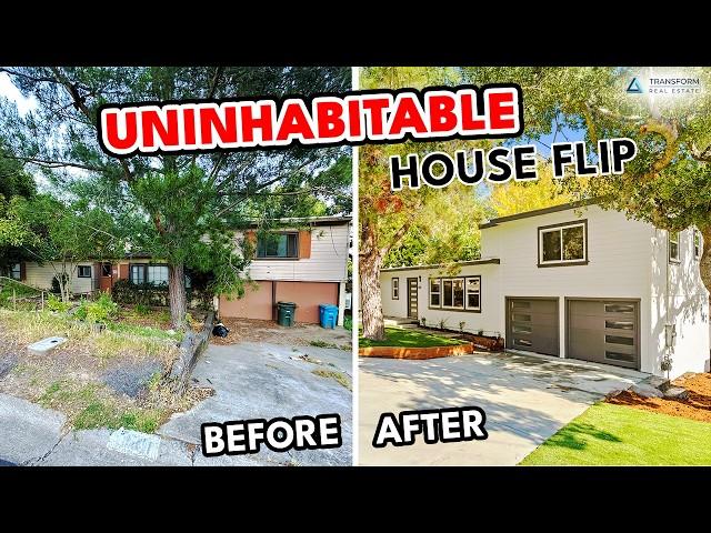 $2 Million Uninhabitable House Flip Before and After | Making Code Enforcement Happy