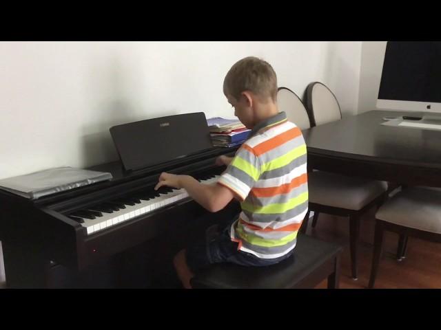 Saber dance by Aram Khachaturian played piano cover by Maxim vorobiev