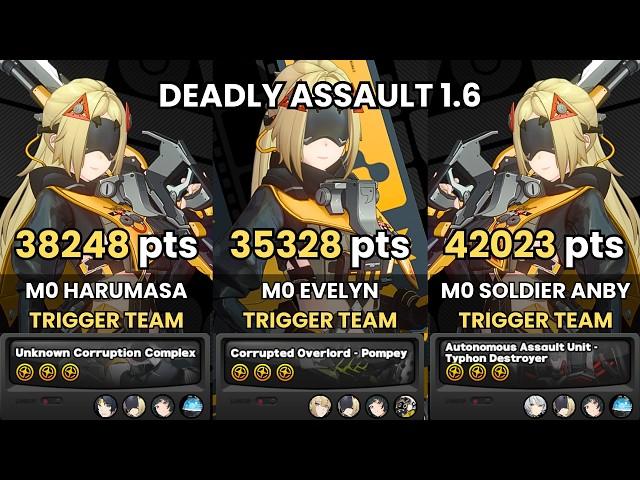 Deadly Assault ZZZ | Trigger Harumasa Astra x Evelyn x Soldier Anby | 9-Star | Zenless Zone Zero 1.6