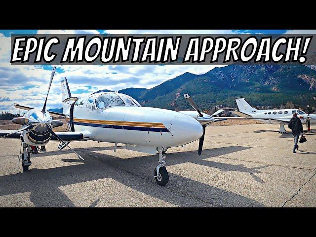 RNAV APPROACH in the Mountains to go Skiing! | Cloud Surfing in the Cessna Turboprop | Pilot VLog #4