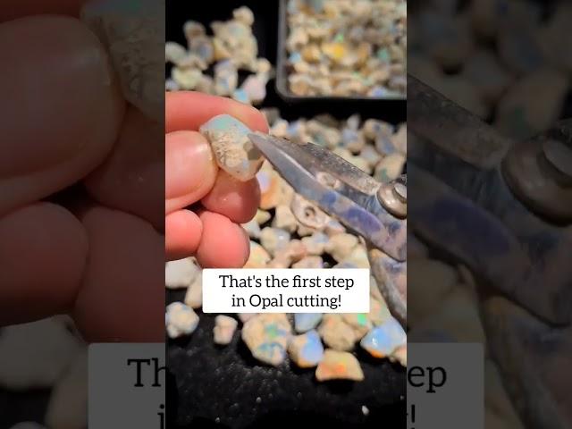 Ethiopian opal raw cleaning process #shorts #viral