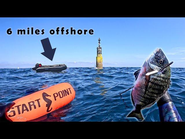 First Adventure with the NEW BOAT! Diving Offshore Pinnacles in France