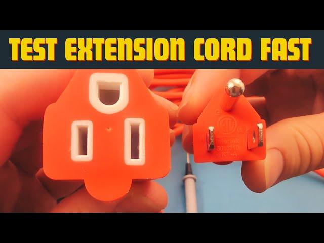 How To Test An Extension Cord With A Multimeter