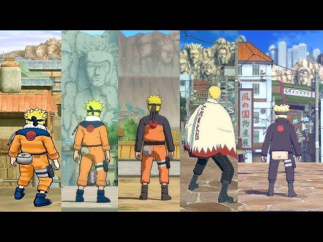 Evolution of The Hidden Leaf Village in Naruto Ultimate Ninja Games