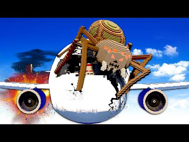 GIANT SPIDER CAUSES PLANE CRASH! (Teardown)