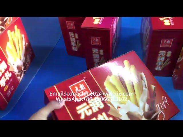 Automatic Sachets In Box Cartoning Machine Pouch Corrugated Carton Packaging Machine