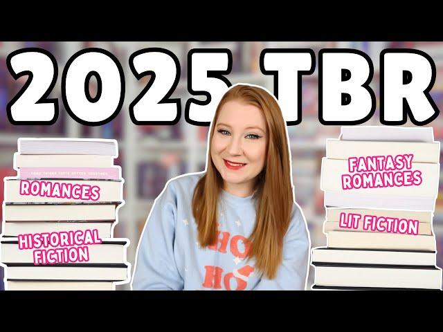 25 BOOKS TO READ IN 2025 ️ | my 2025 tbr!