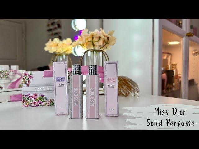 Miss Dior Solid Perfume Unboxing & Review