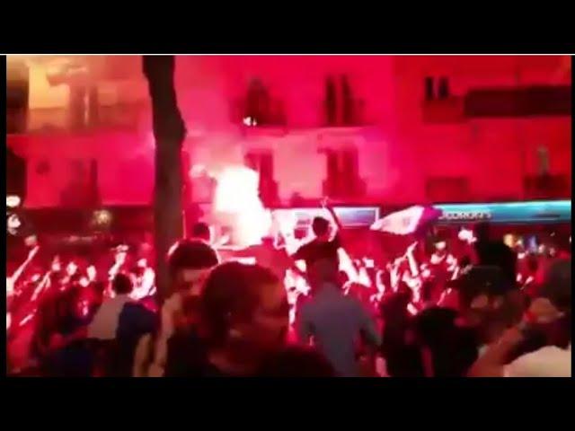 absolutely crazy scenes in paris as France reach the 2016 euro final !