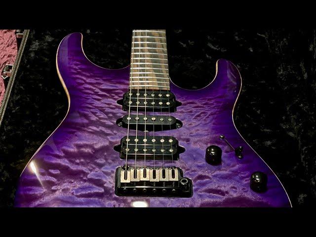 Suhr Modern Custom in Trans Purple Burst