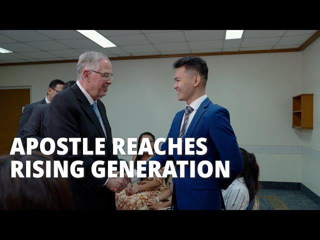 In Manila, Philippines, Elder Neil L. Andersen Reaches the Rising Generation