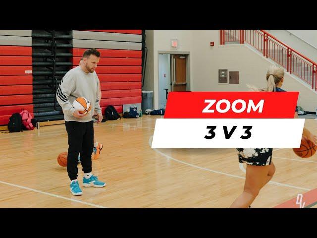 3 ON 3 Short Sided Game: Zoom Action