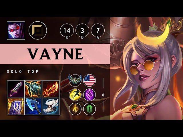 Vayne Top vs Warwick: Triple Kill, Legendary - NA Challenger Patch 14.24