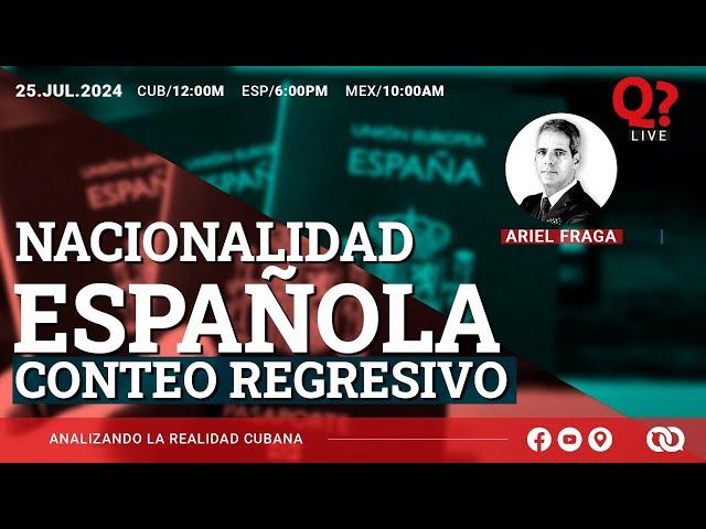 Nacionalidad española: Conteo regresivo