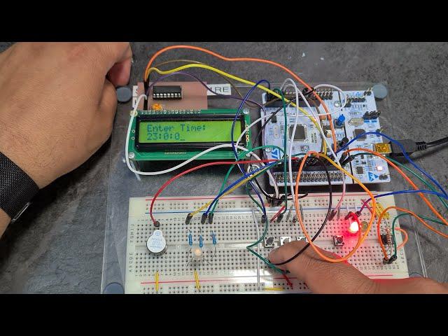 My STM32 Nucleo Embedded Systems Clock & Temperature Project