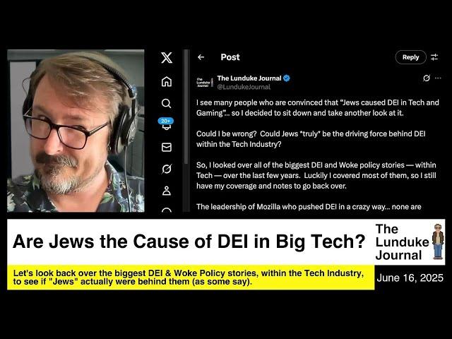 Are Jews the Cause of DEI in Big Tech?