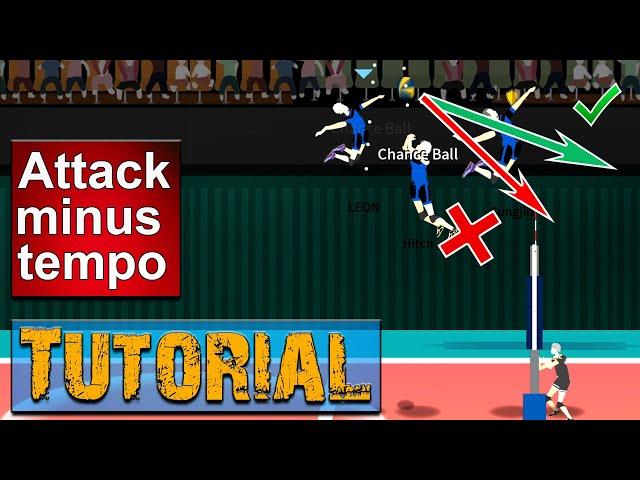 The Spike. Tutorial - Attack minus tempo. Volleyball 3x3.