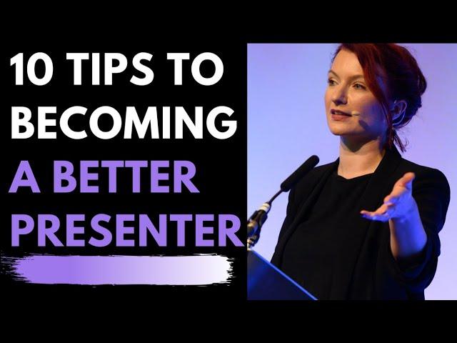 PRESENTING AND PUBLIC SPEAKING TIPS - HOW TO IMPROVE SKILLS & CONFIDENCE