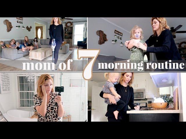 MOM OF 7 KIDS MORNING ROUTINE