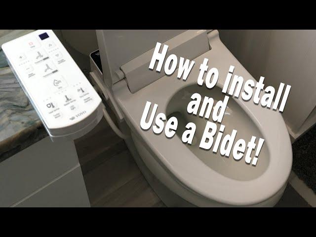 VOVO Bidet install and proper use. Model VB-6000SE