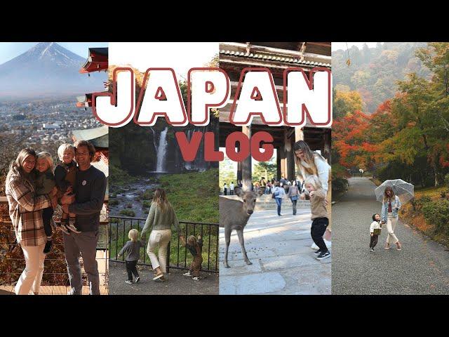 JAPAN VLOG | Mt. Fuji, Kyoto, Nara & Tokyo Disney with toddlers |